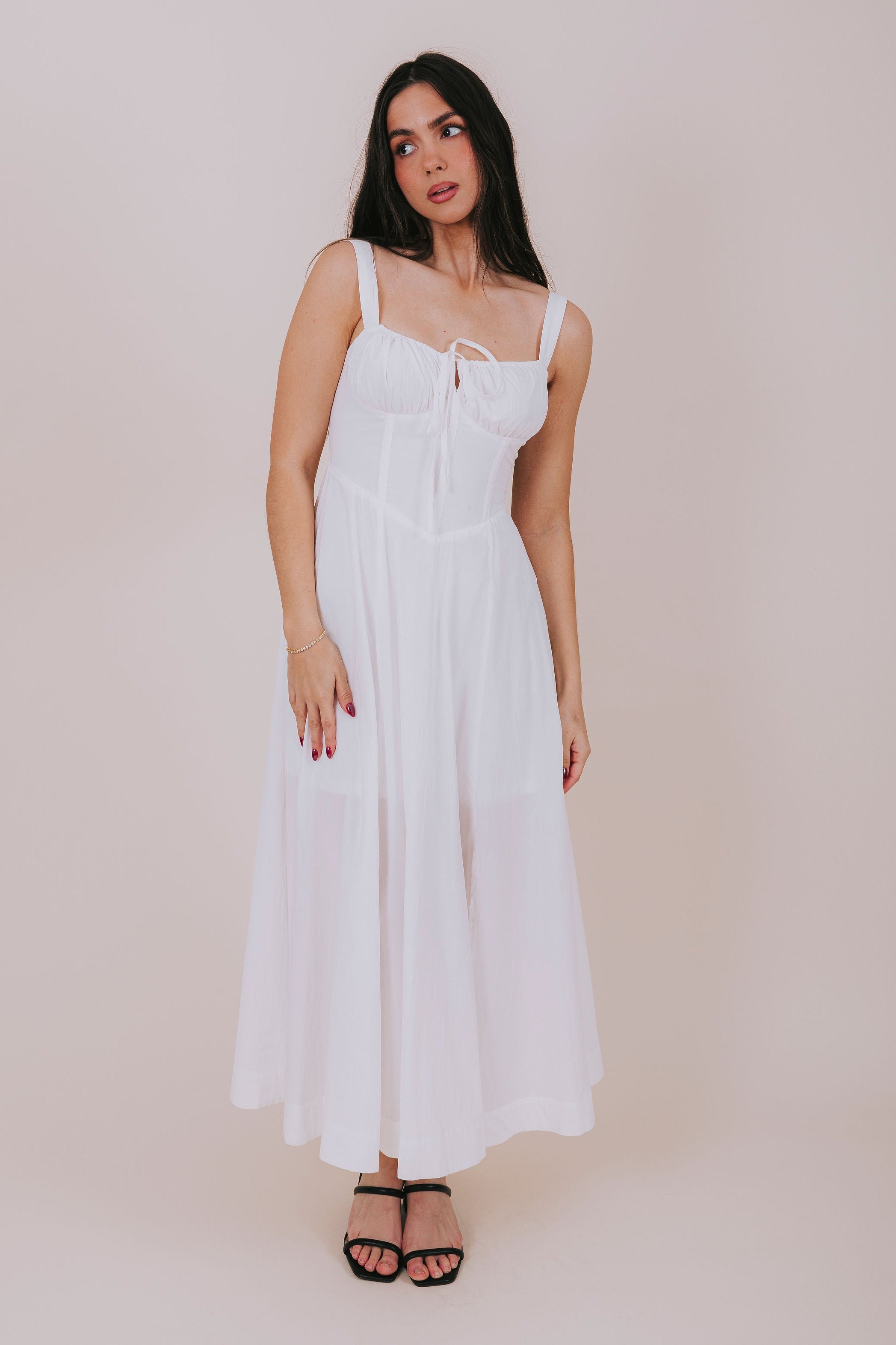Treasured Beauty Dress - 2 Colors! L / White Treasured Beauty Dress - 2 Colors! L / White