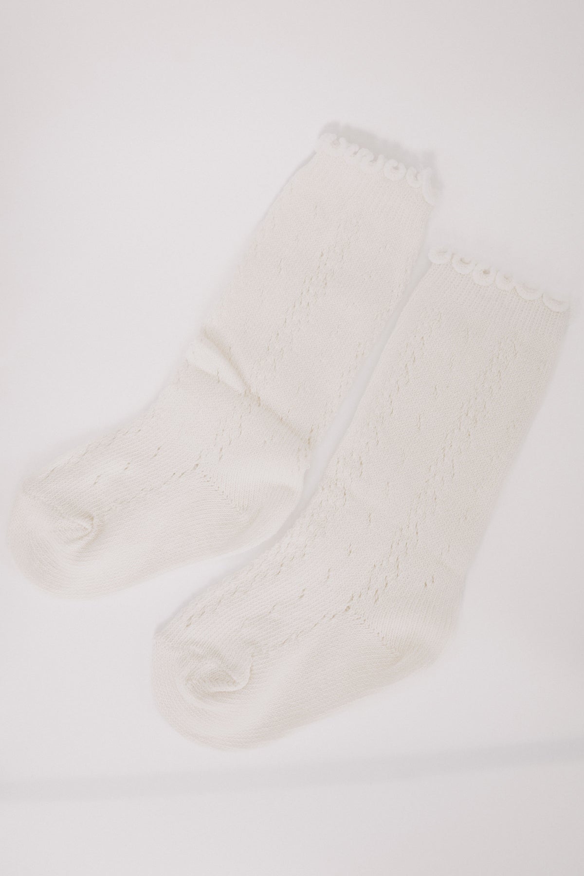 white lace baby socks 2