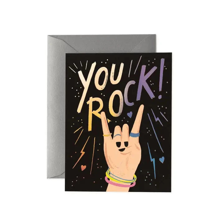 RIFLE PAPER CO - You Rock! Card 