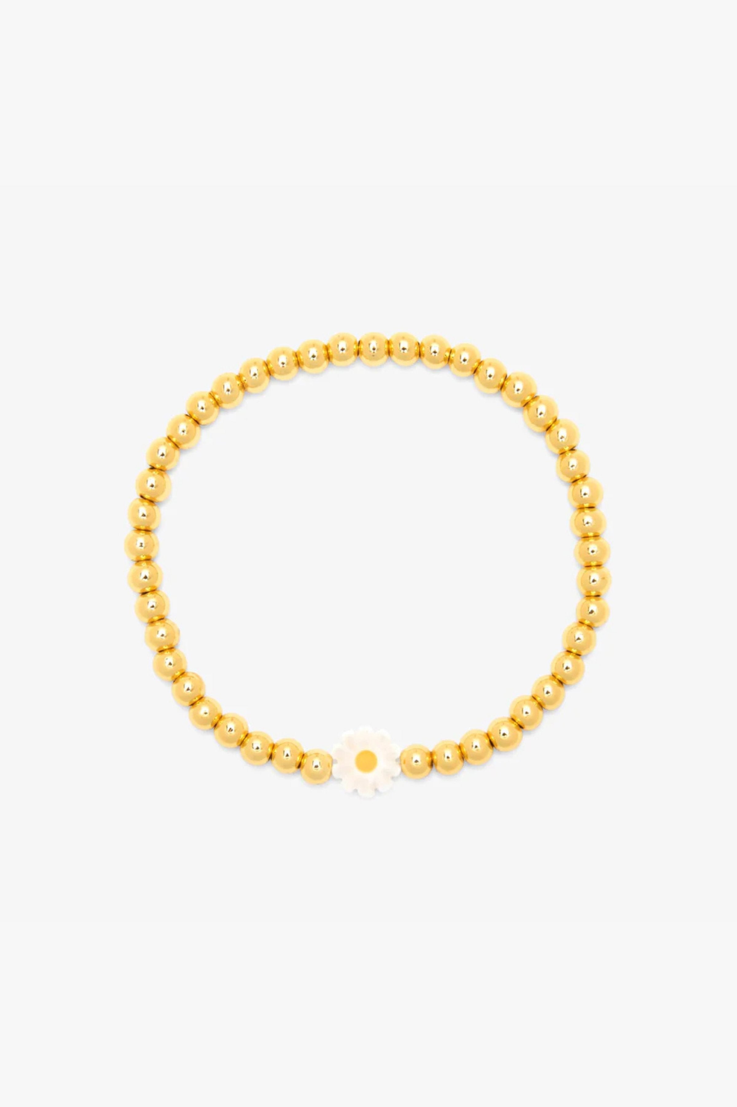 PURA VIDA - Daisy Ball Bead Stretch Bracelet 