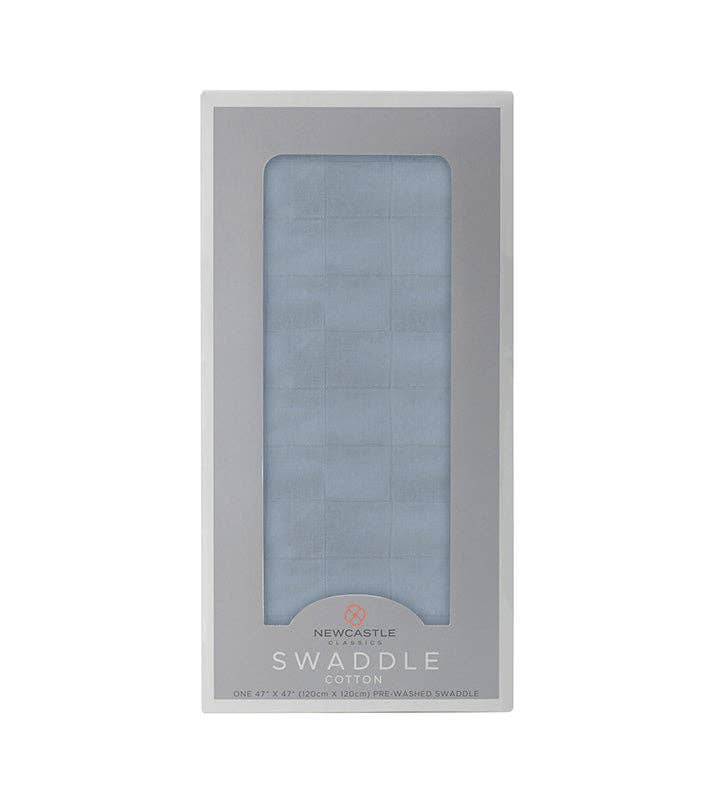 Blue Fog Cotton Swaddle 