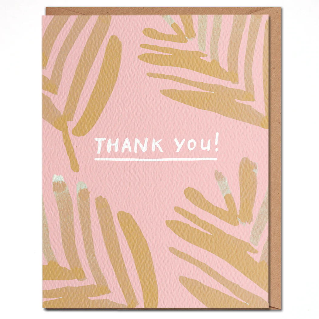 Thank You (Pink Palm) Card