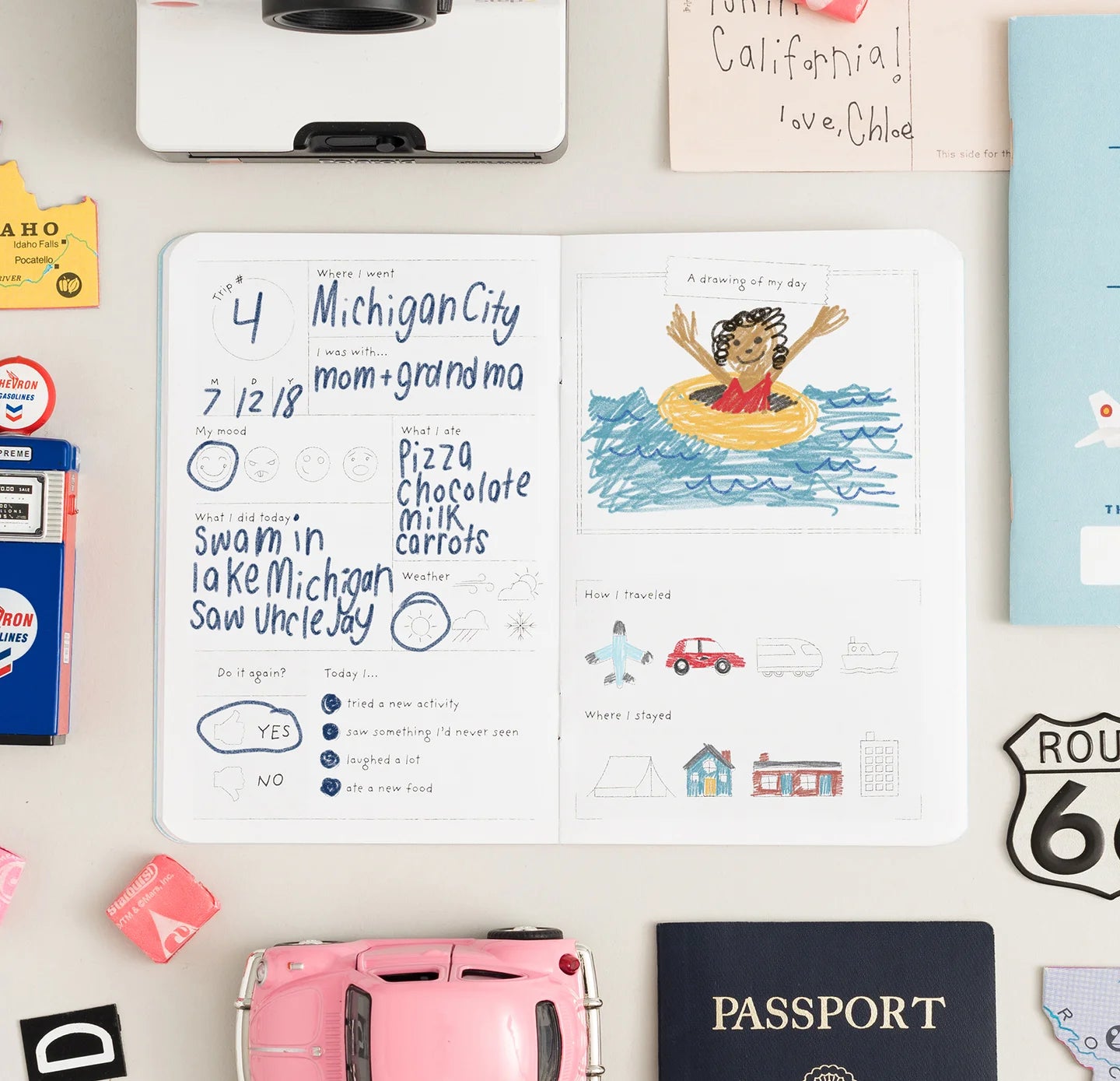 Kids Trip Journal 