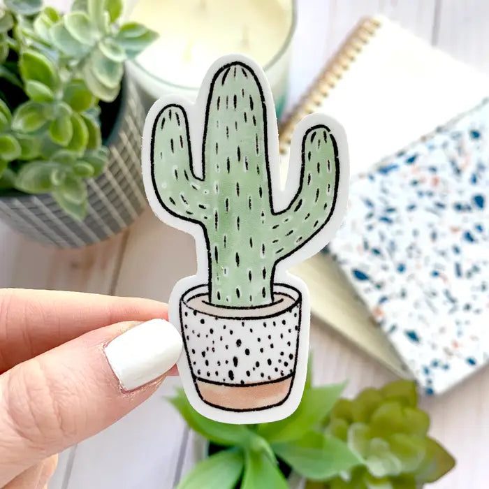 Potted Cactus Sticker