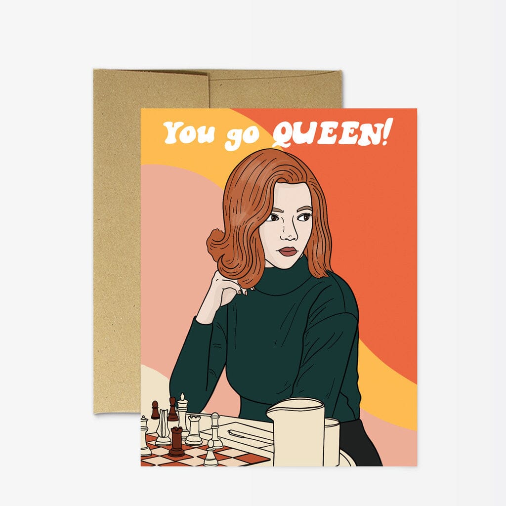 Chess Queen Card
