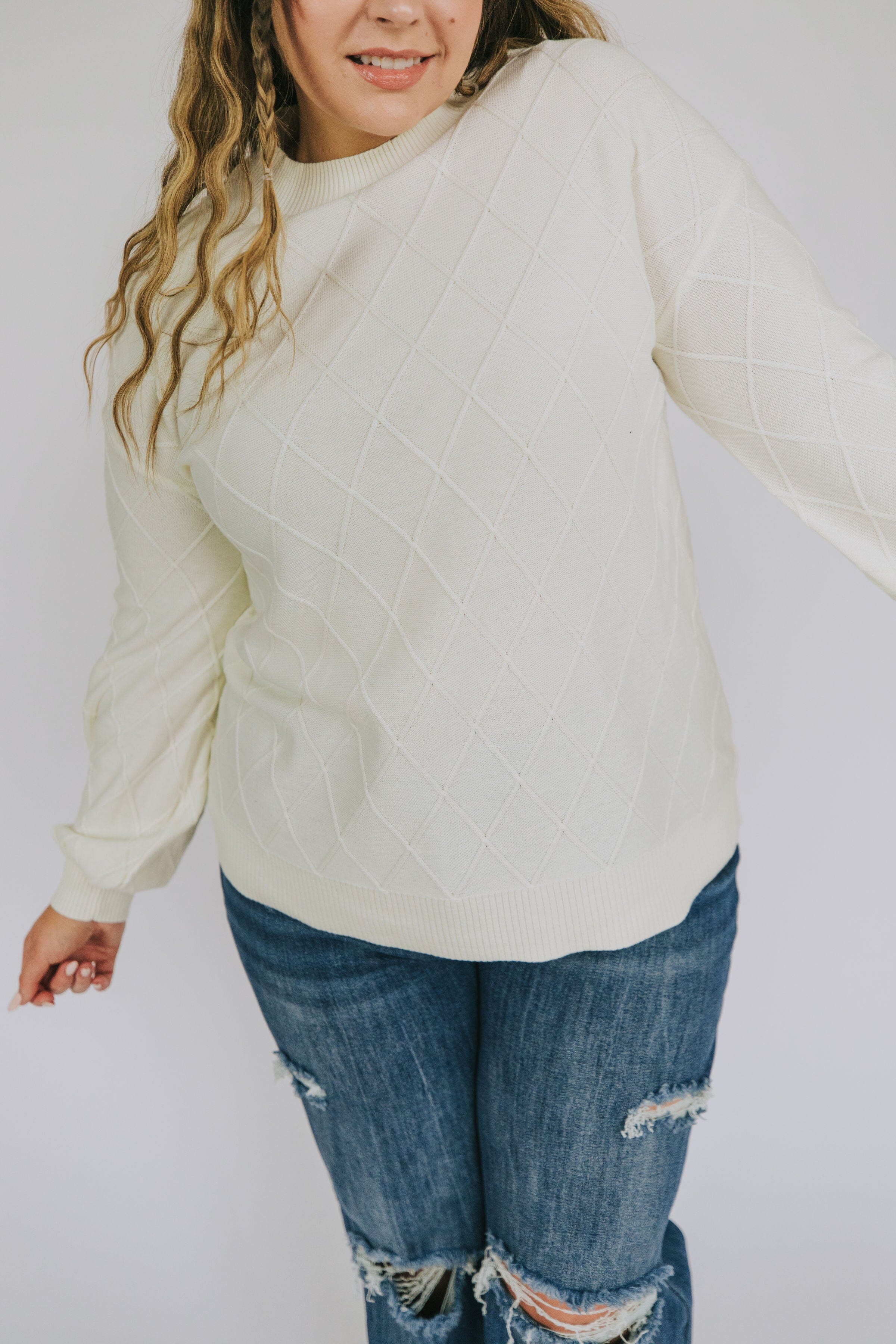 PLUS SIZE - Almost Home Sweater - 2 Colors!