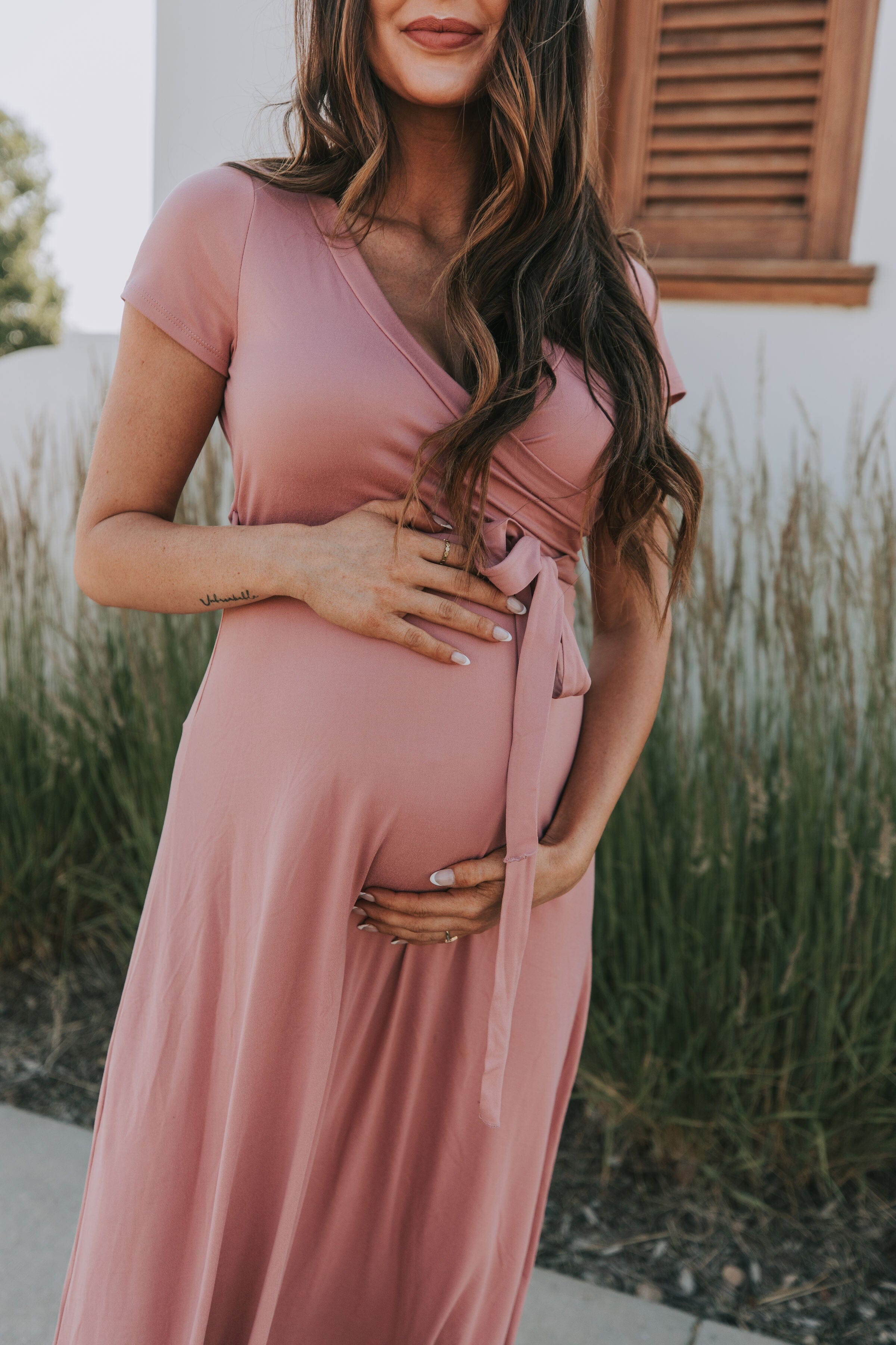 New Addition Maternity Dress - 4 Colors 