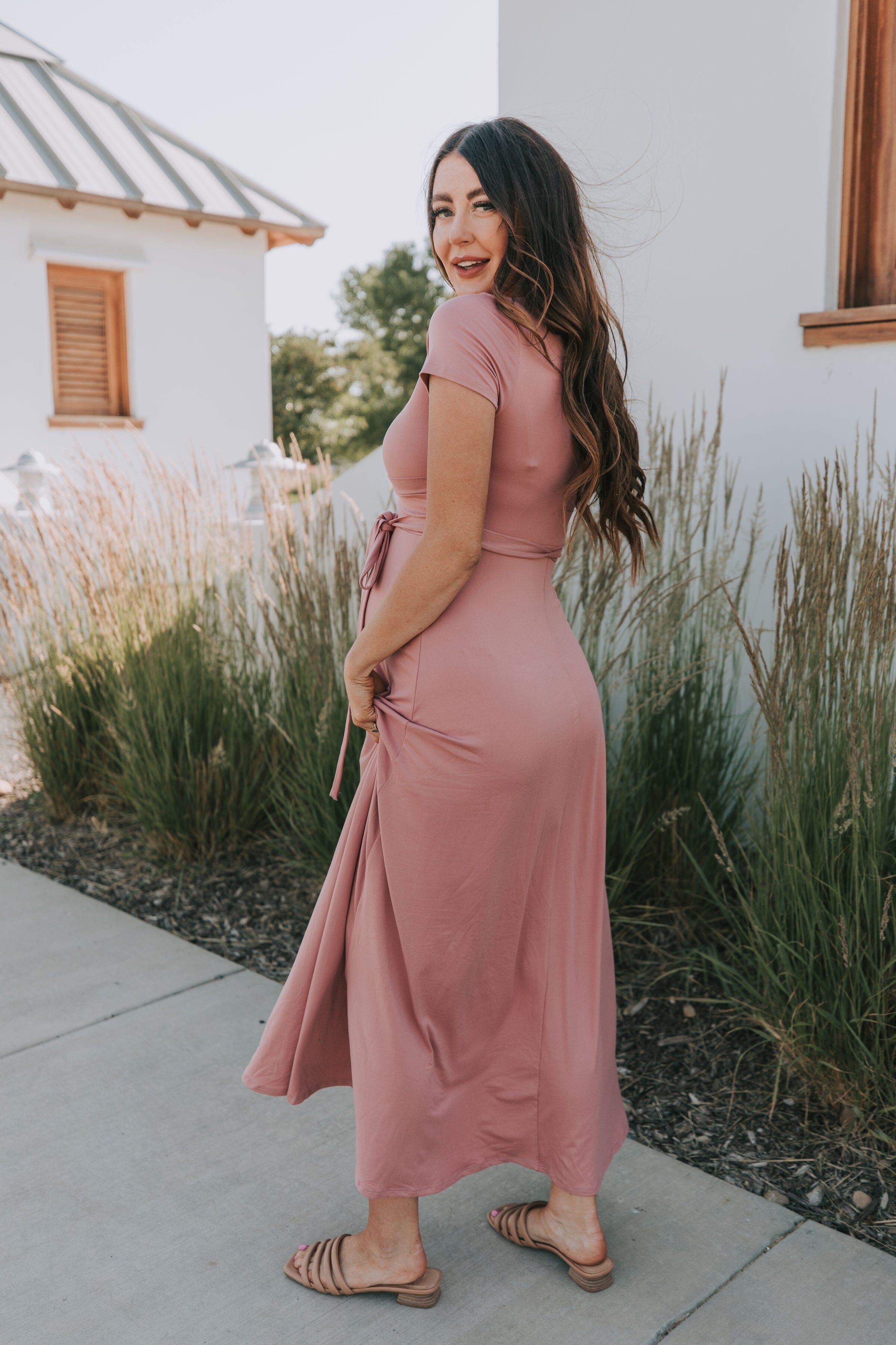 New Addition Maternity Dress - 4 Colors 