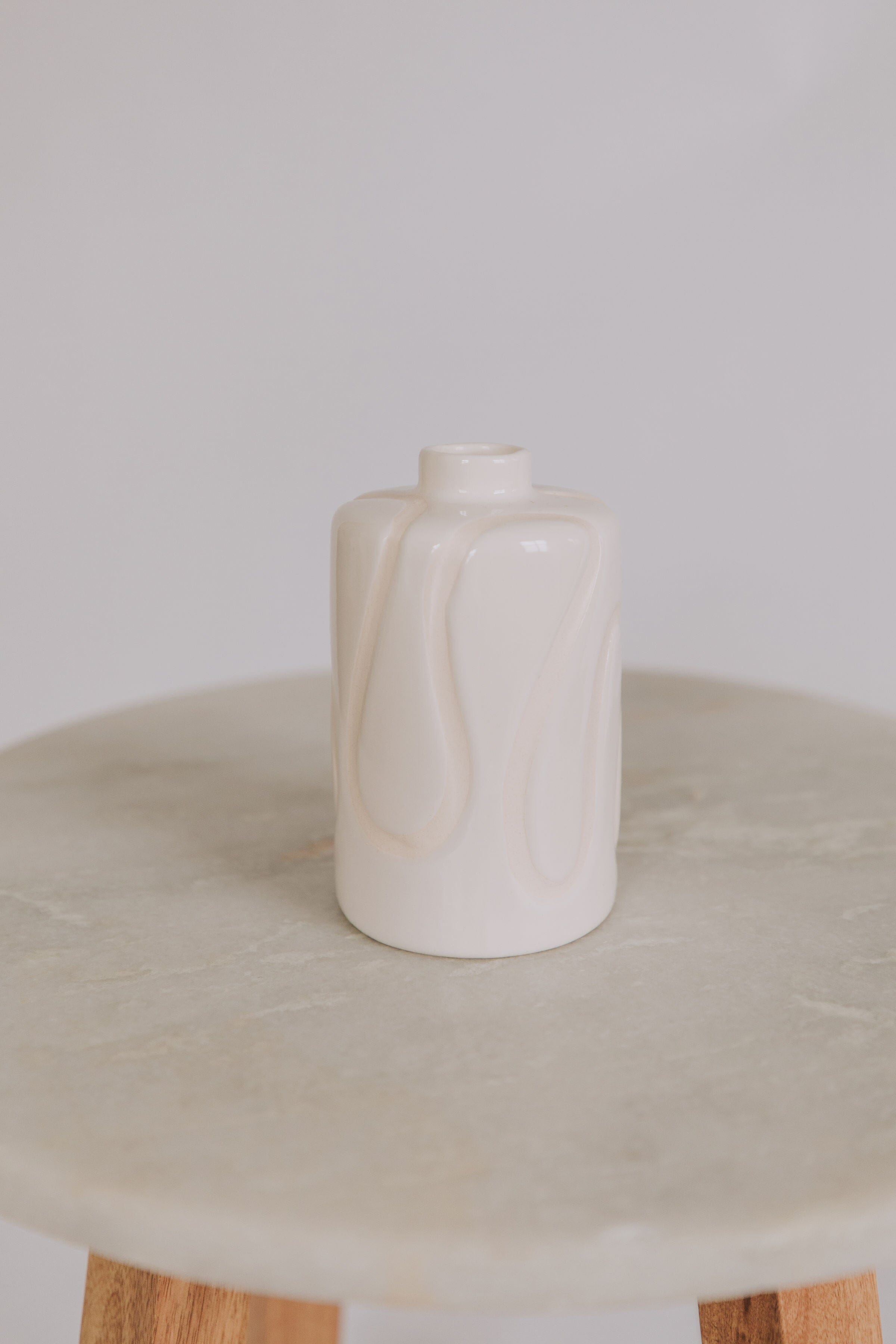 Debossed Design Vase