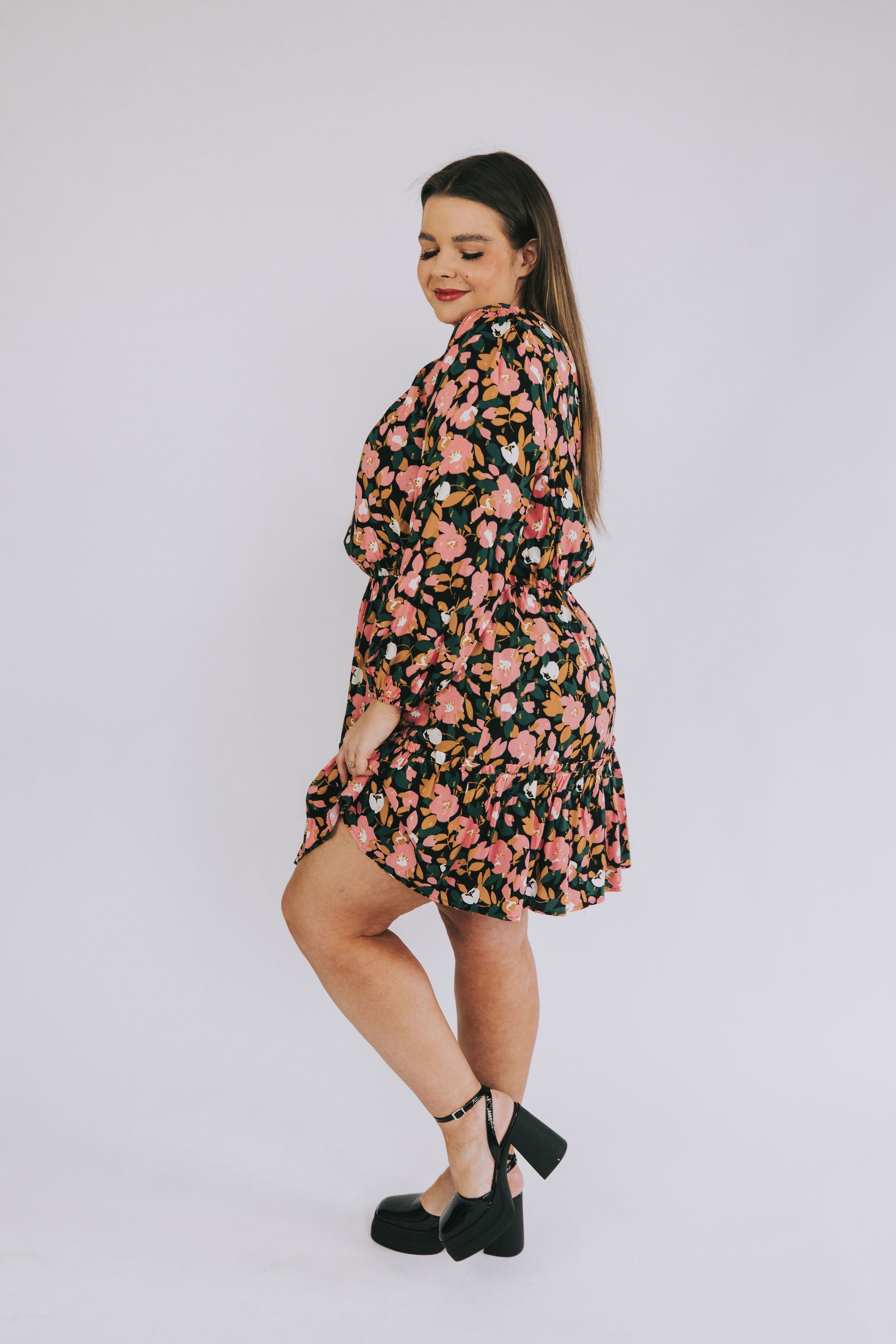 PLUS SIZE - Expecting You Dress
