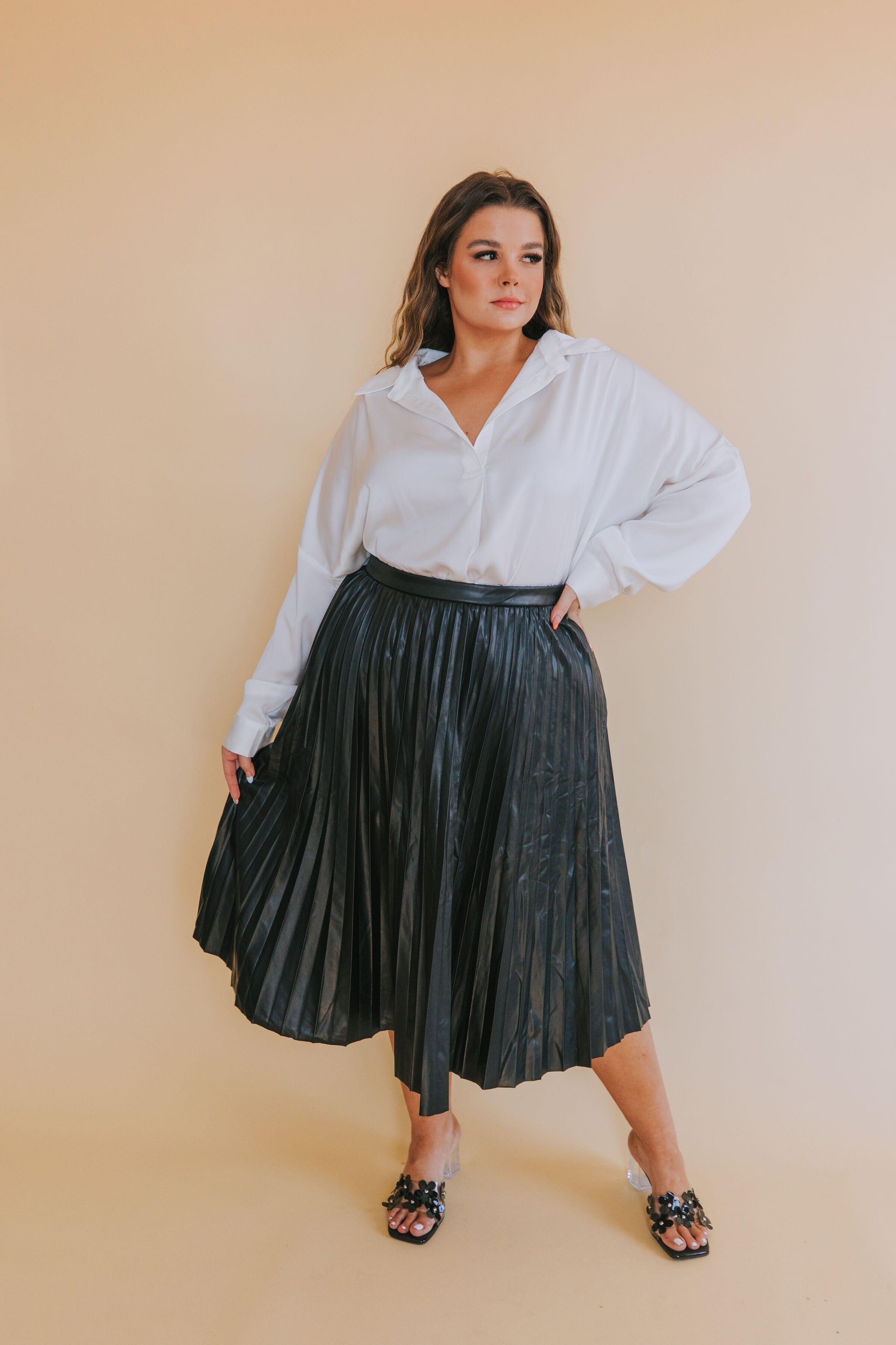 PLUS SIZE - Keep Coming Back Skirt - 2 Colors!