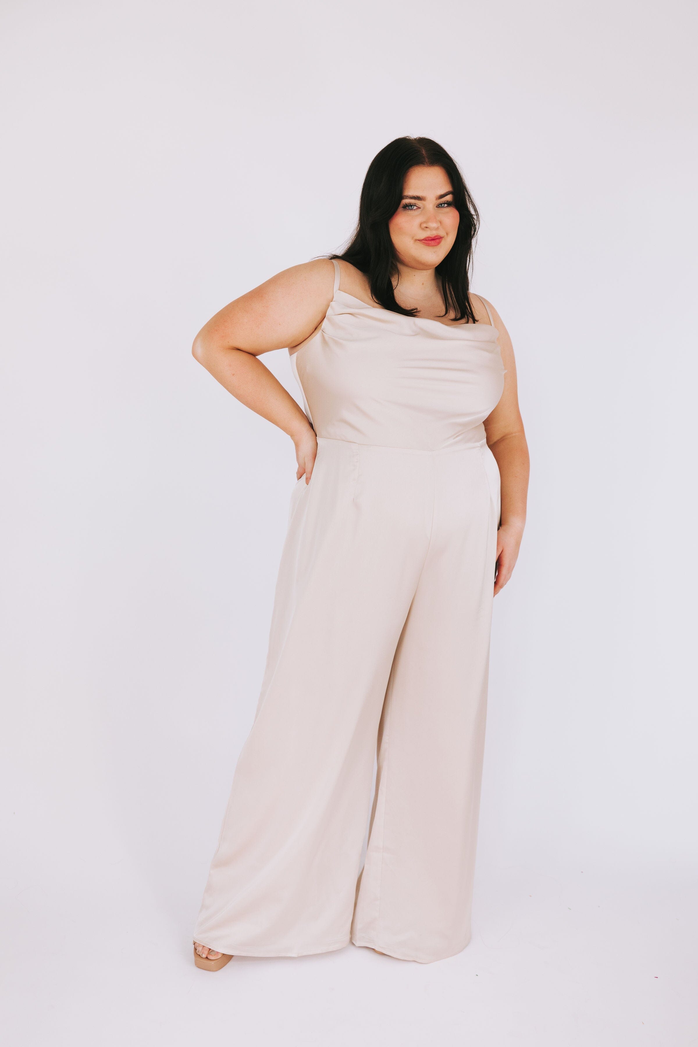 PLUS SIZE - At The Chateau Jumpsuit