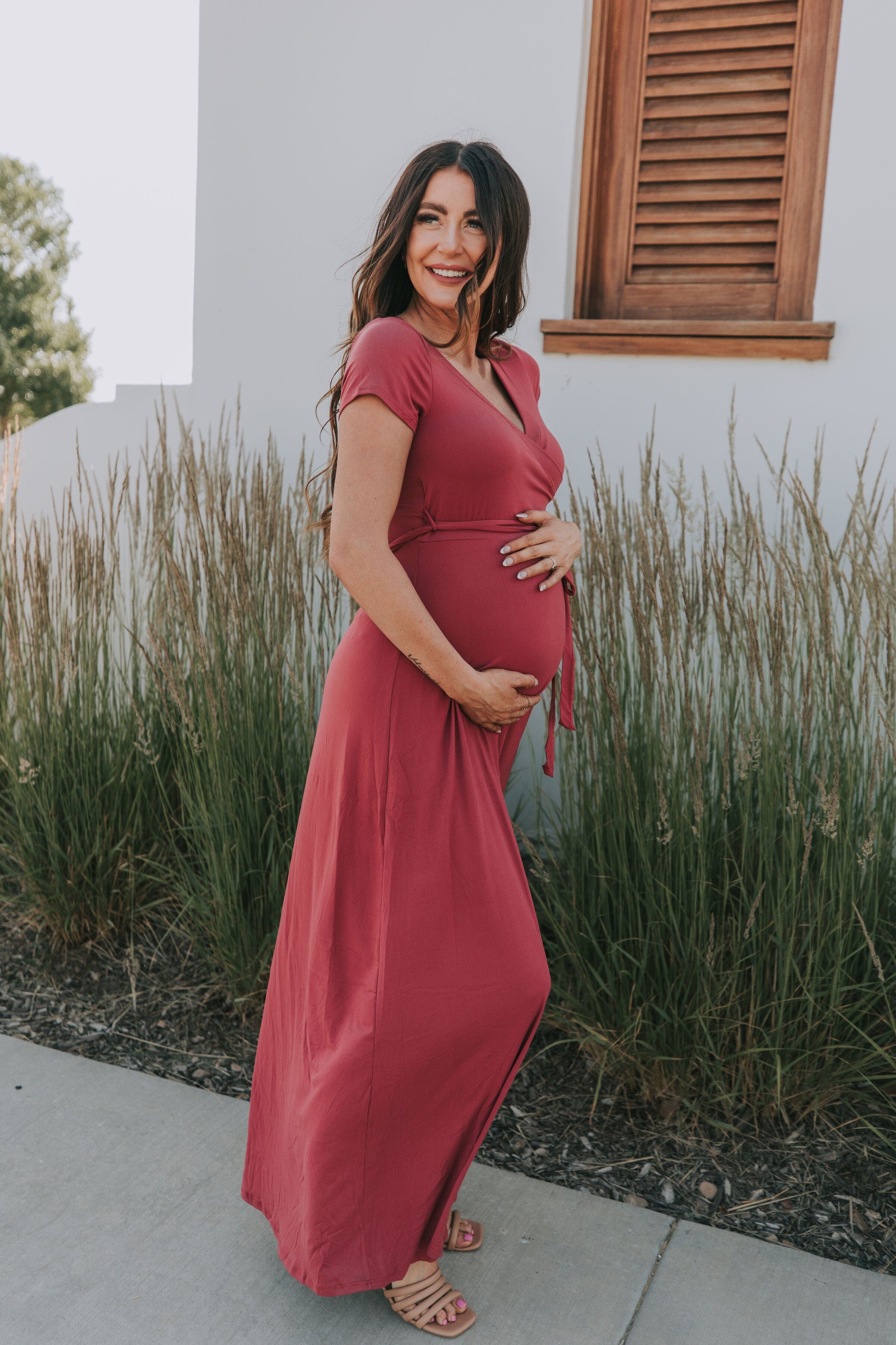 New Addition Maternity Dress - 4 Colors 