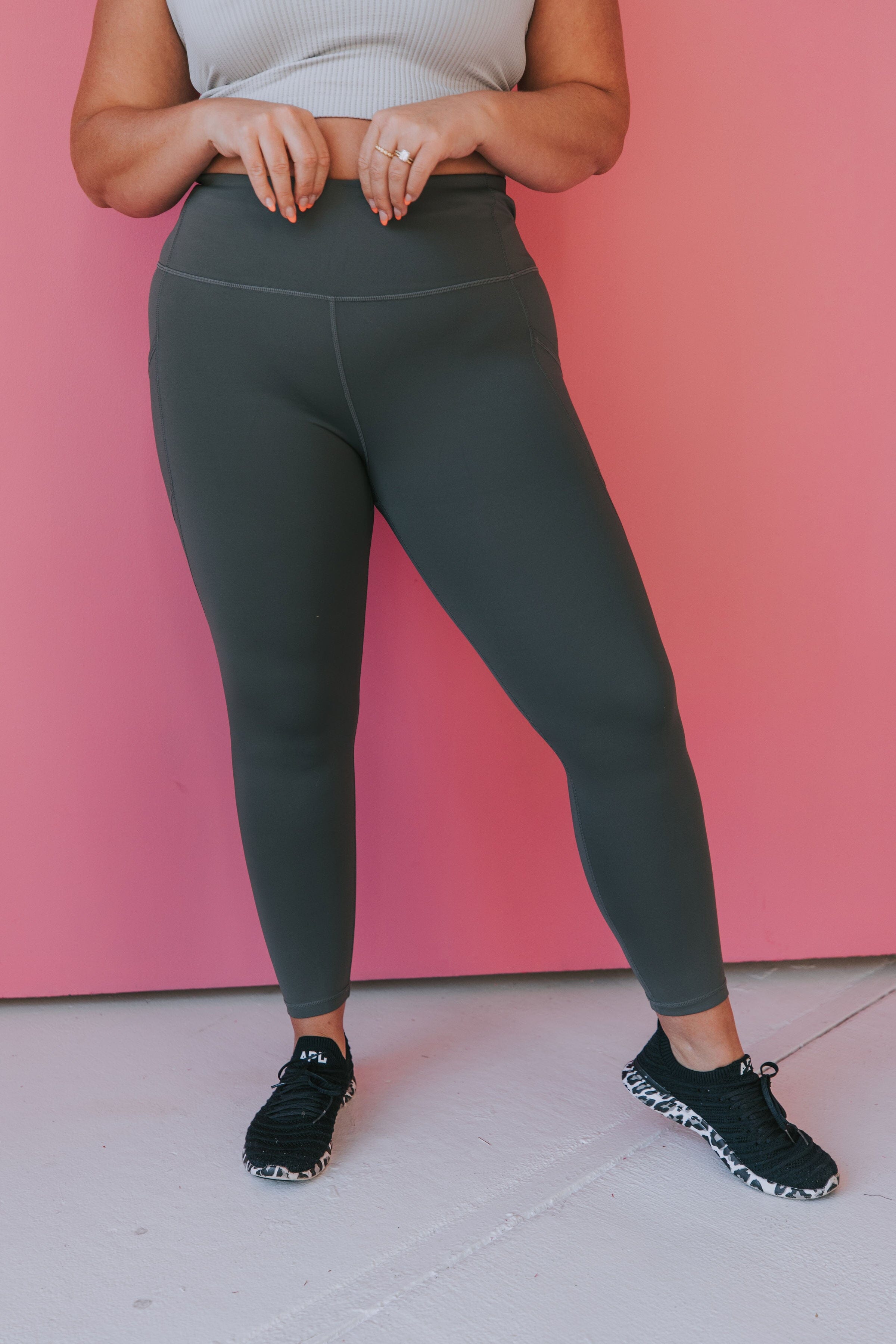 PLUS SIZE - Head In The Game Leggings 