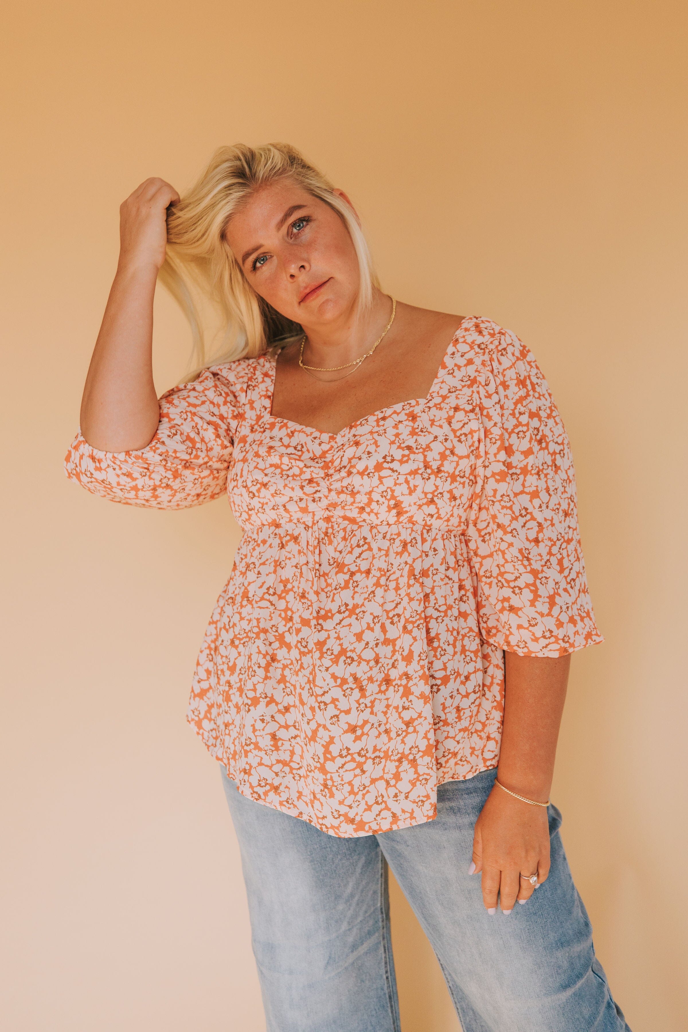 PLUS SIZE - Living In Fast Forward Top 