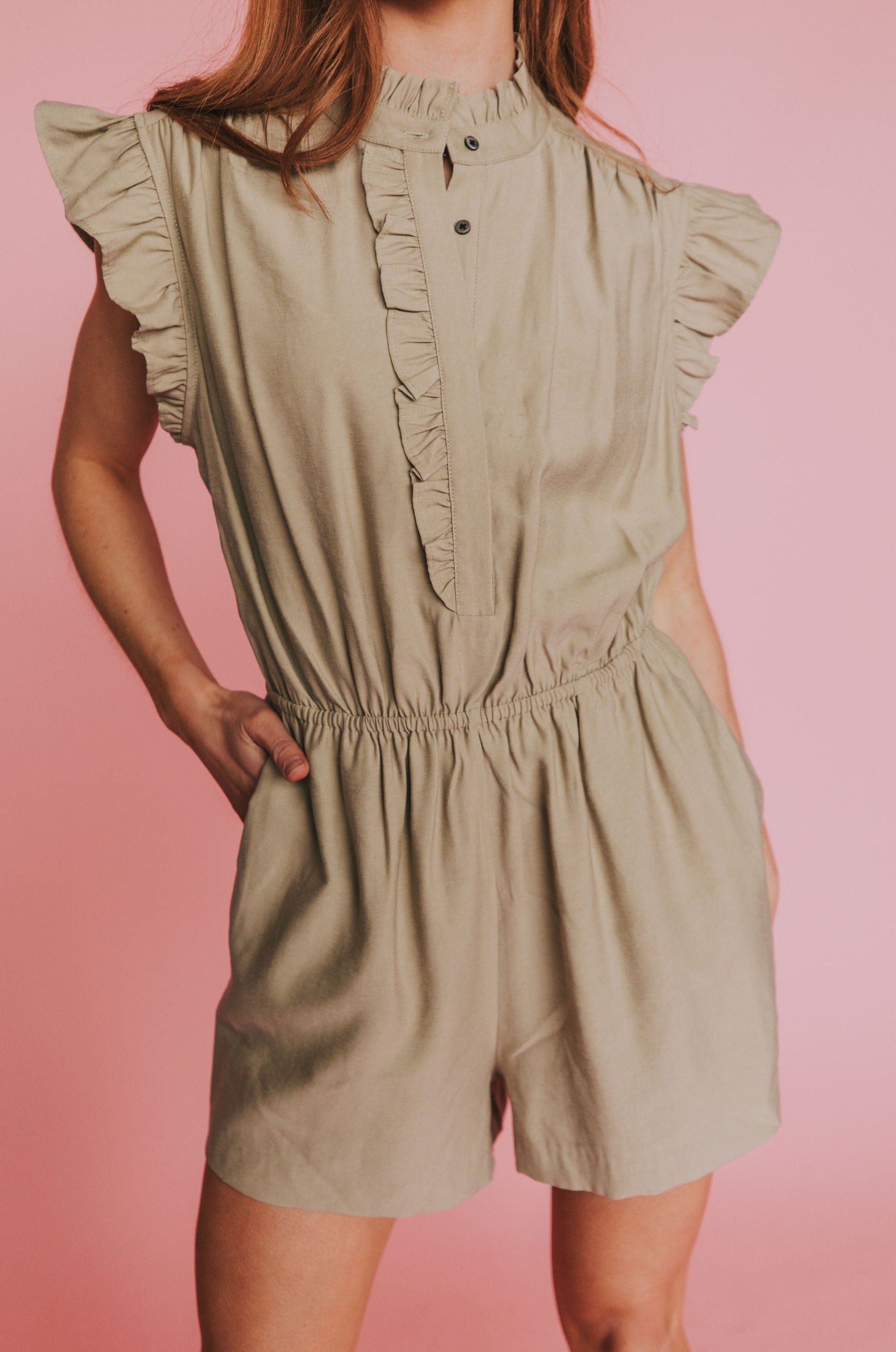 Wait A Minute Romper 