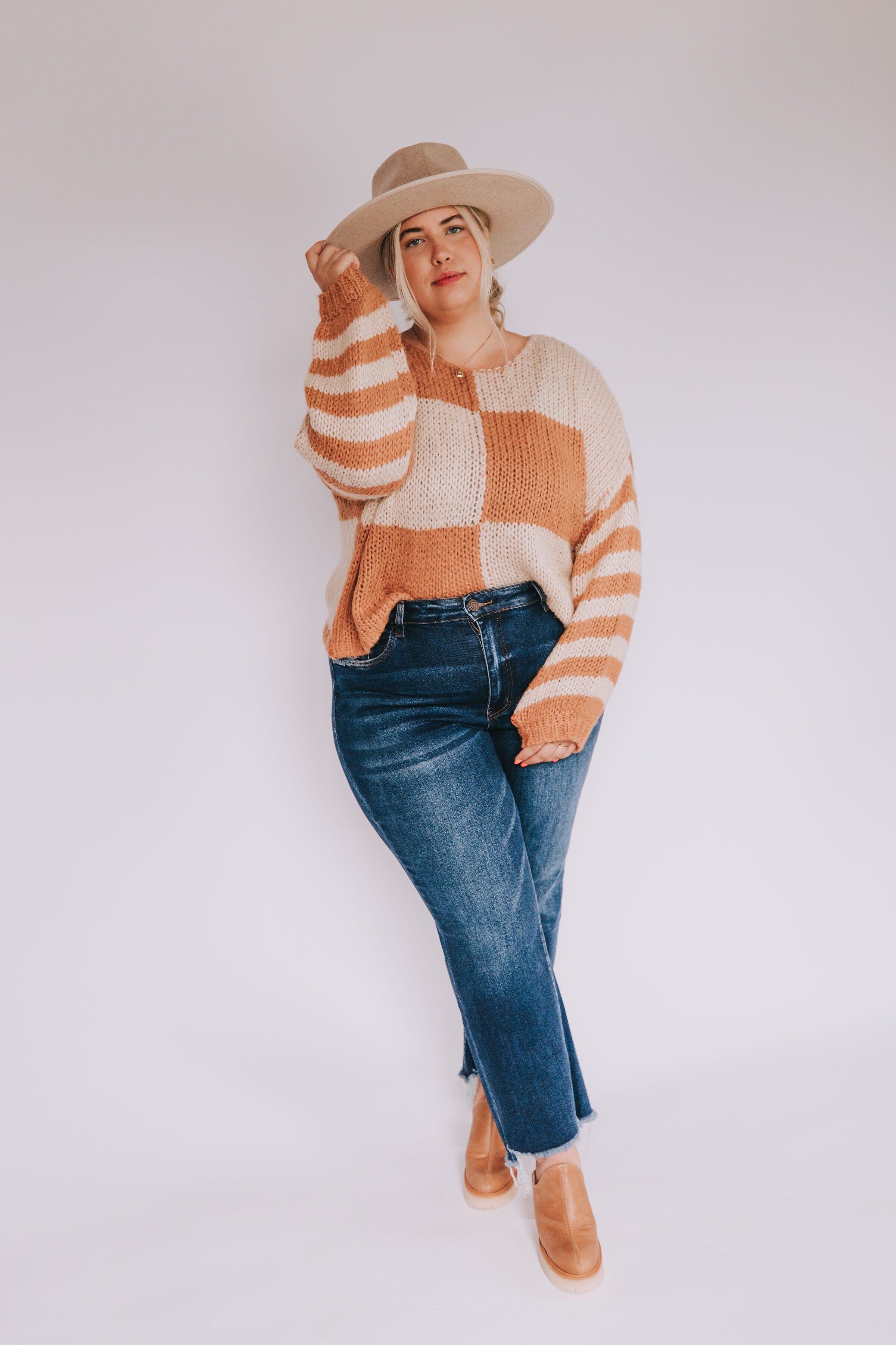 PLUS SIZE - Maybe Later Sweater 