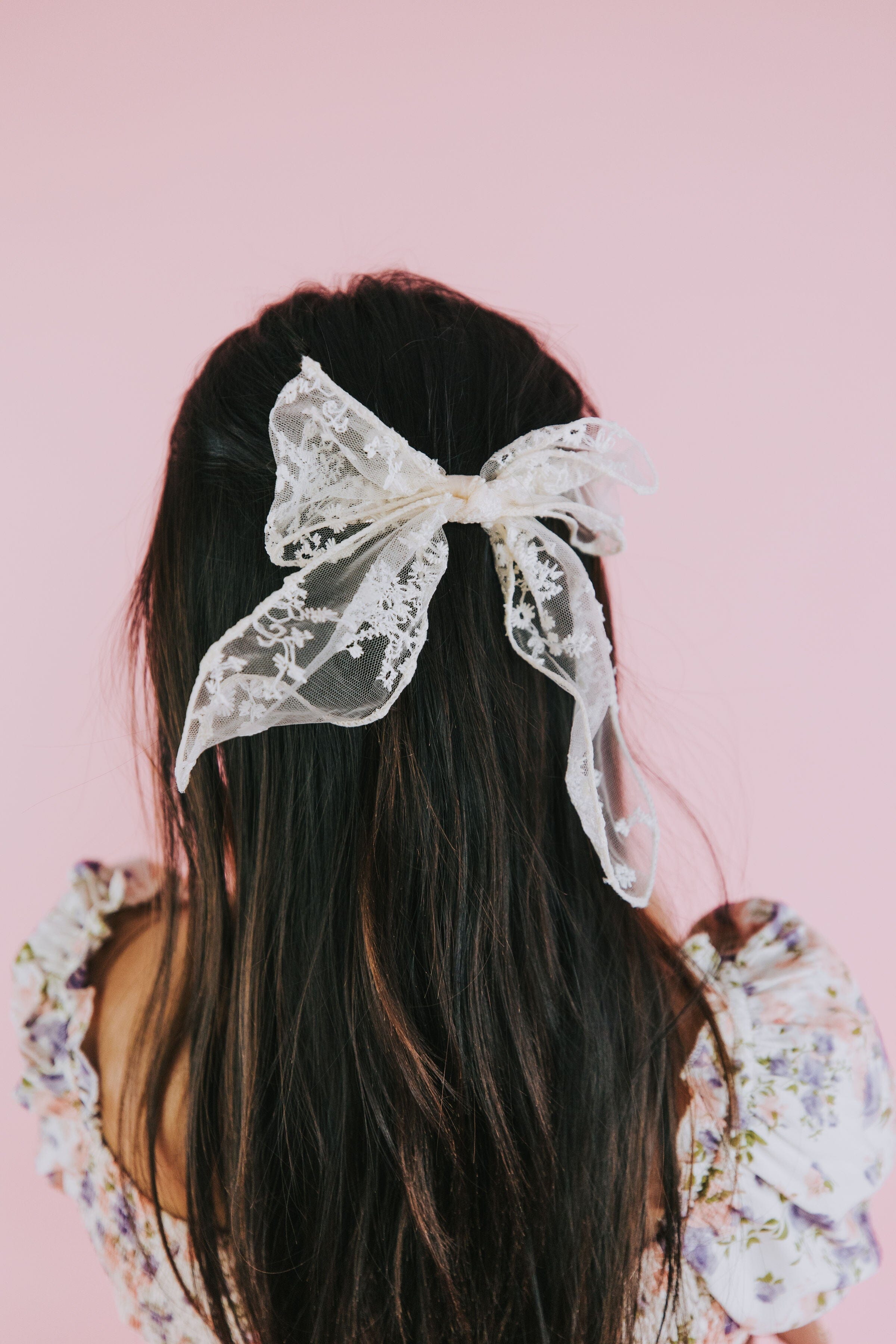 Meeting You Lace Bow
