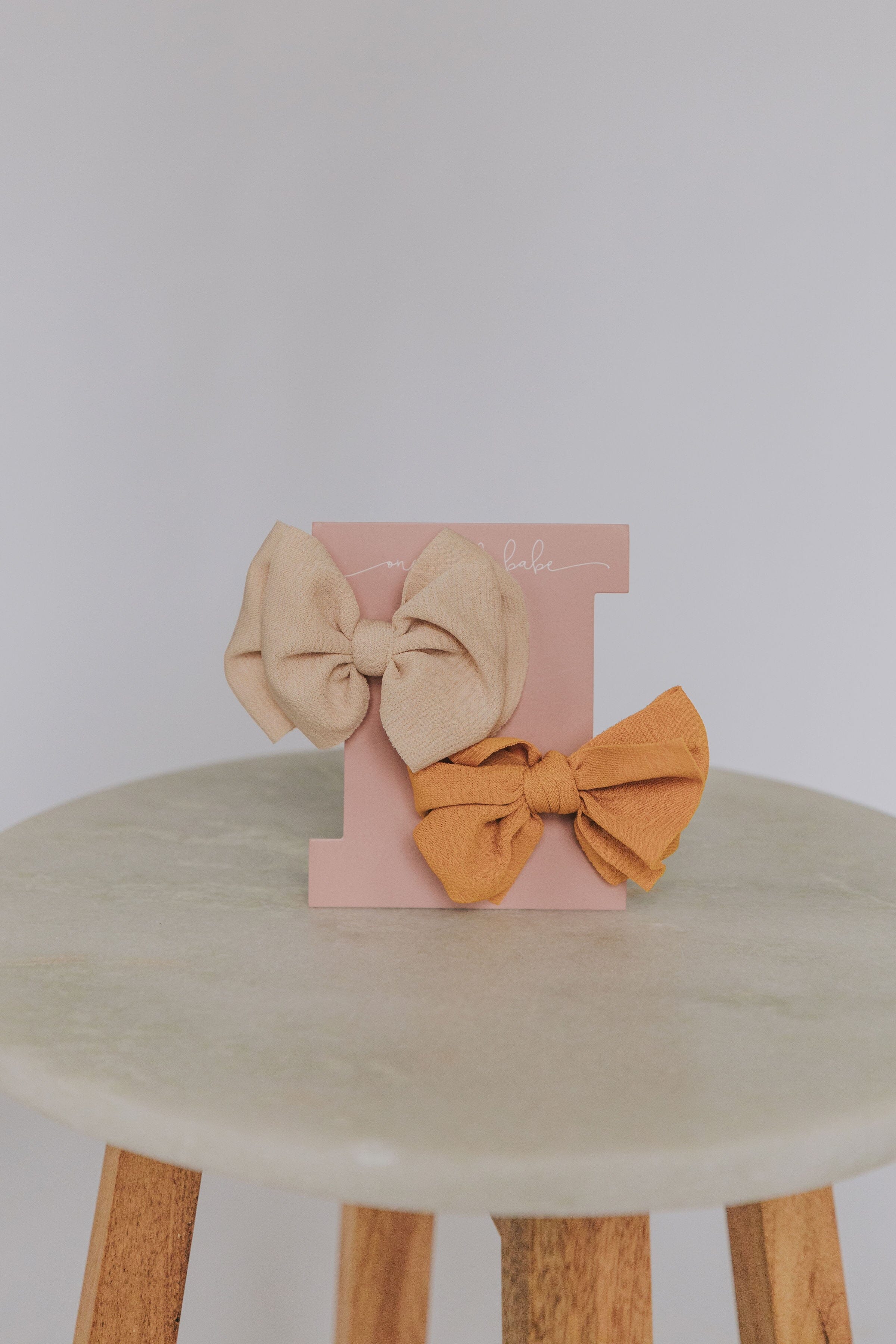Tied Up Bow Clips