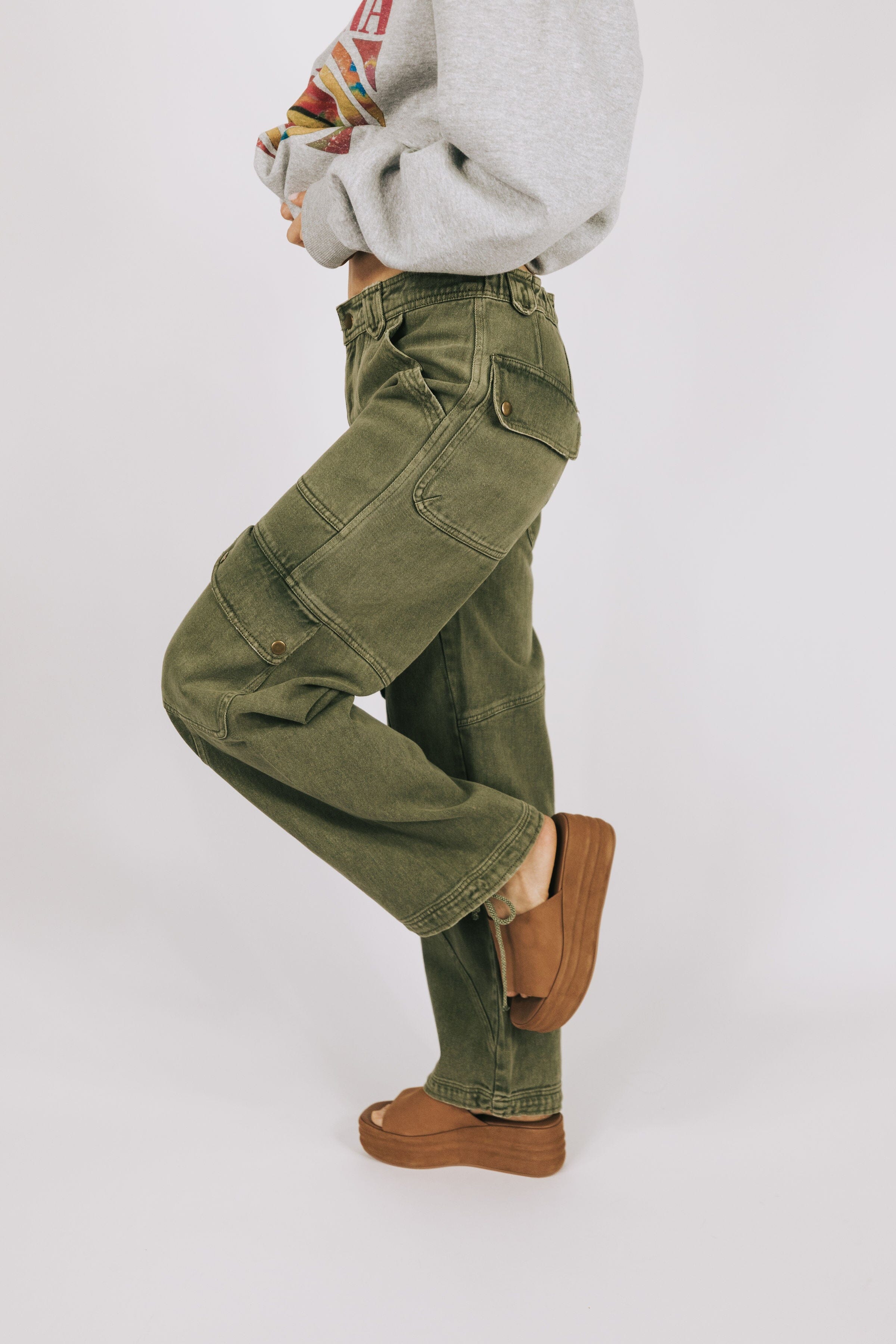 FREE PEOPLE - Come And Get It Utility Pants