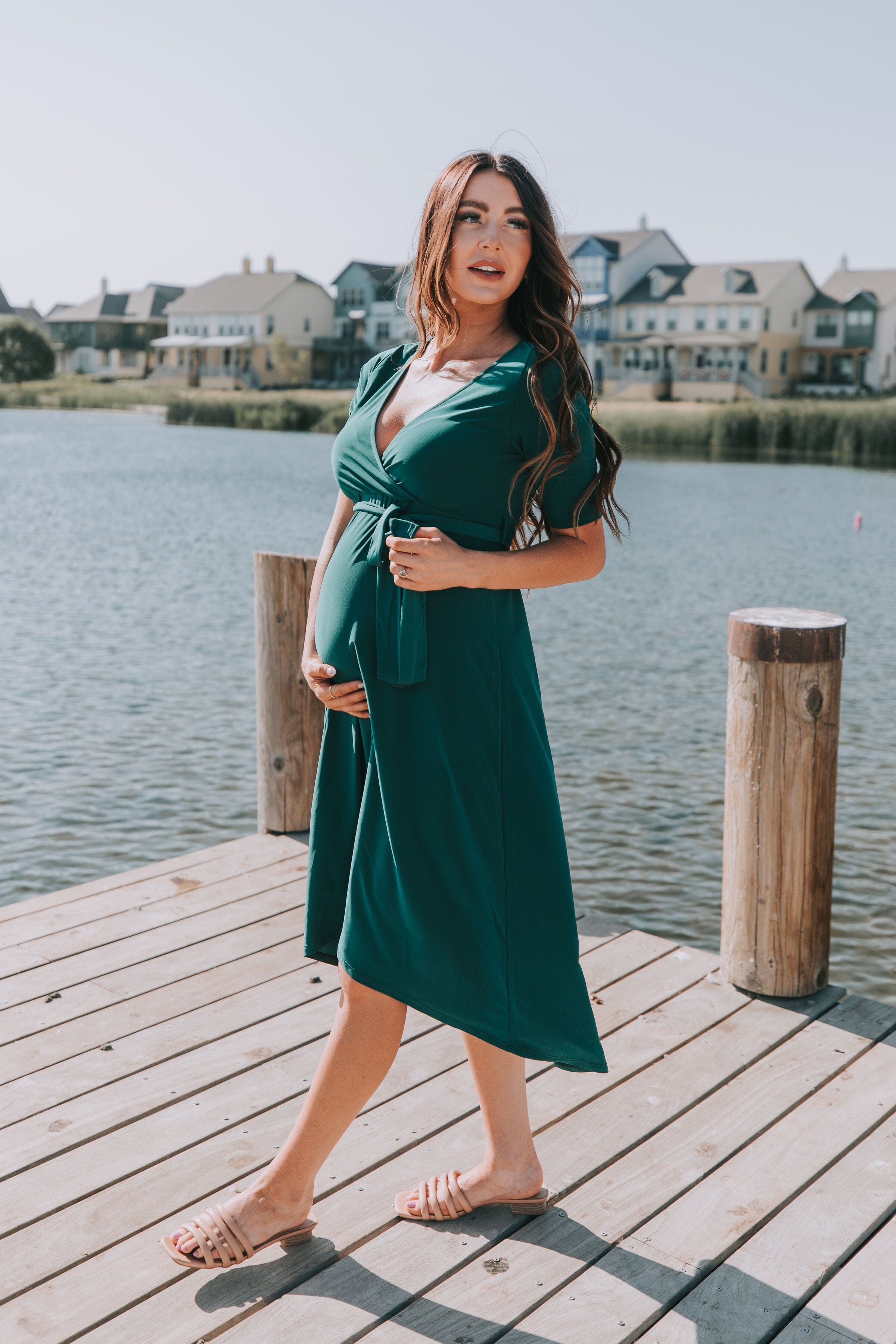 Bundle Of Joy Maternity Dress - 2 Colors 