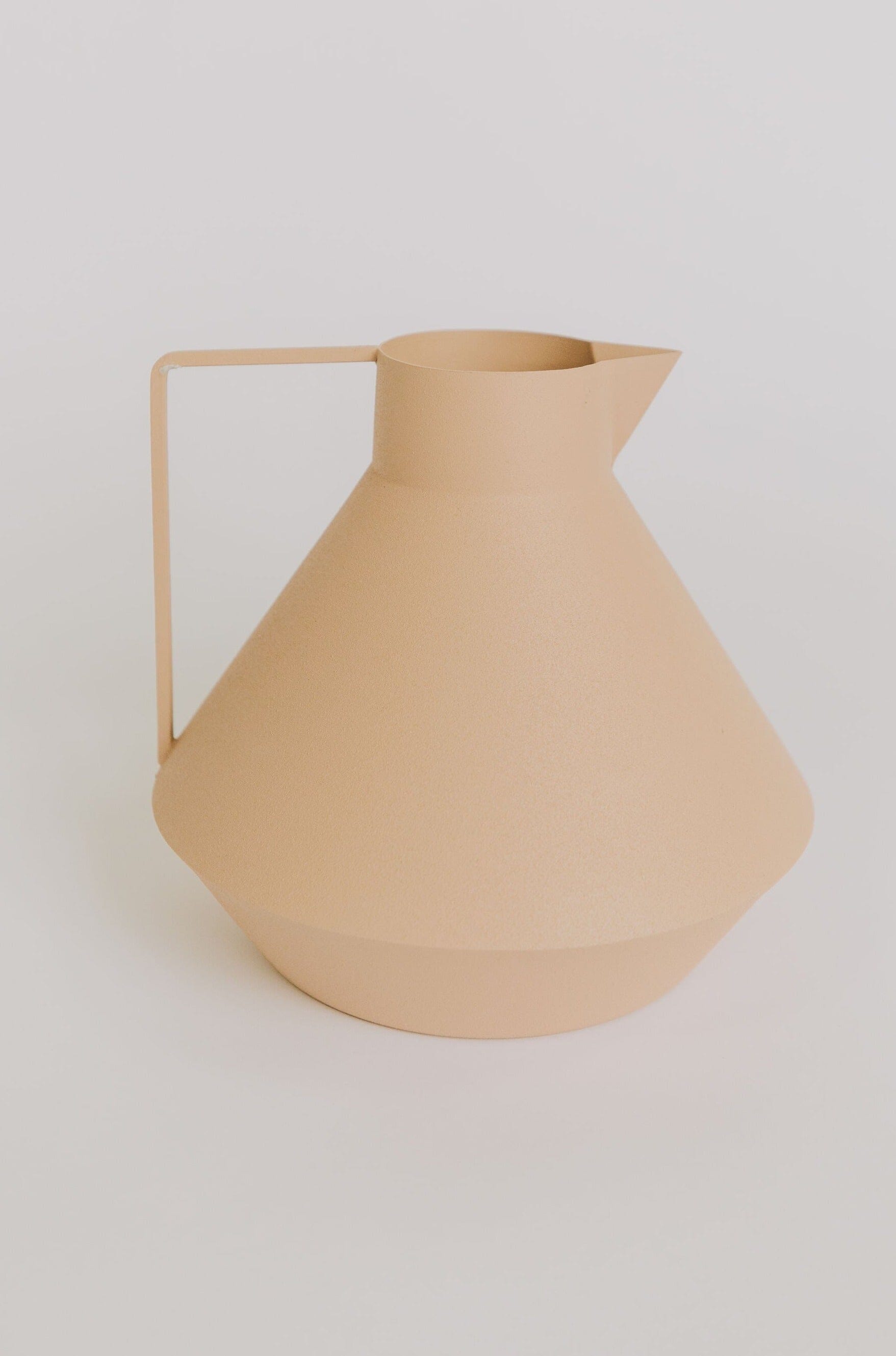Decorative Textured Metal Pitcher/Vase