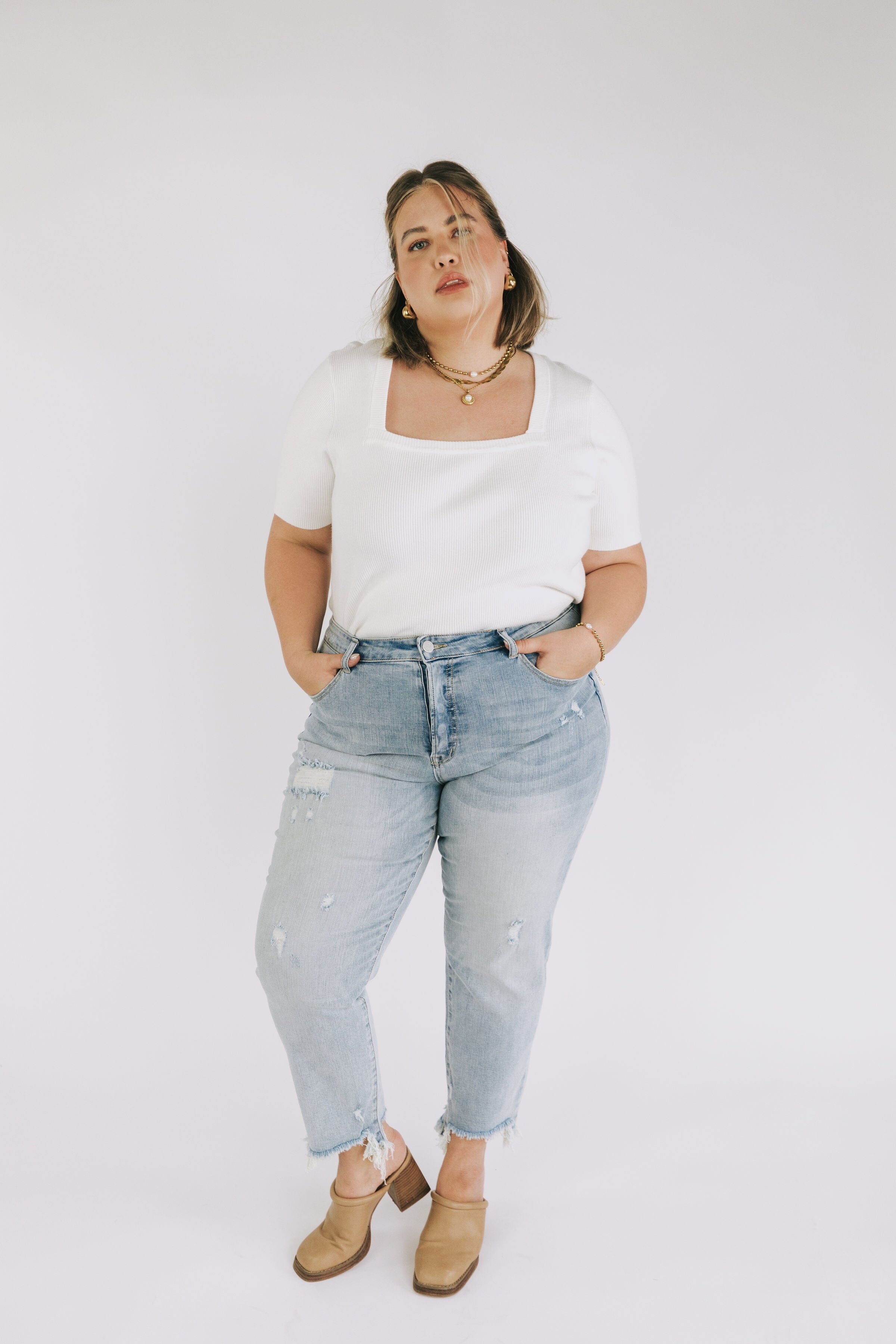 PLUS SIZE - Picture This Top