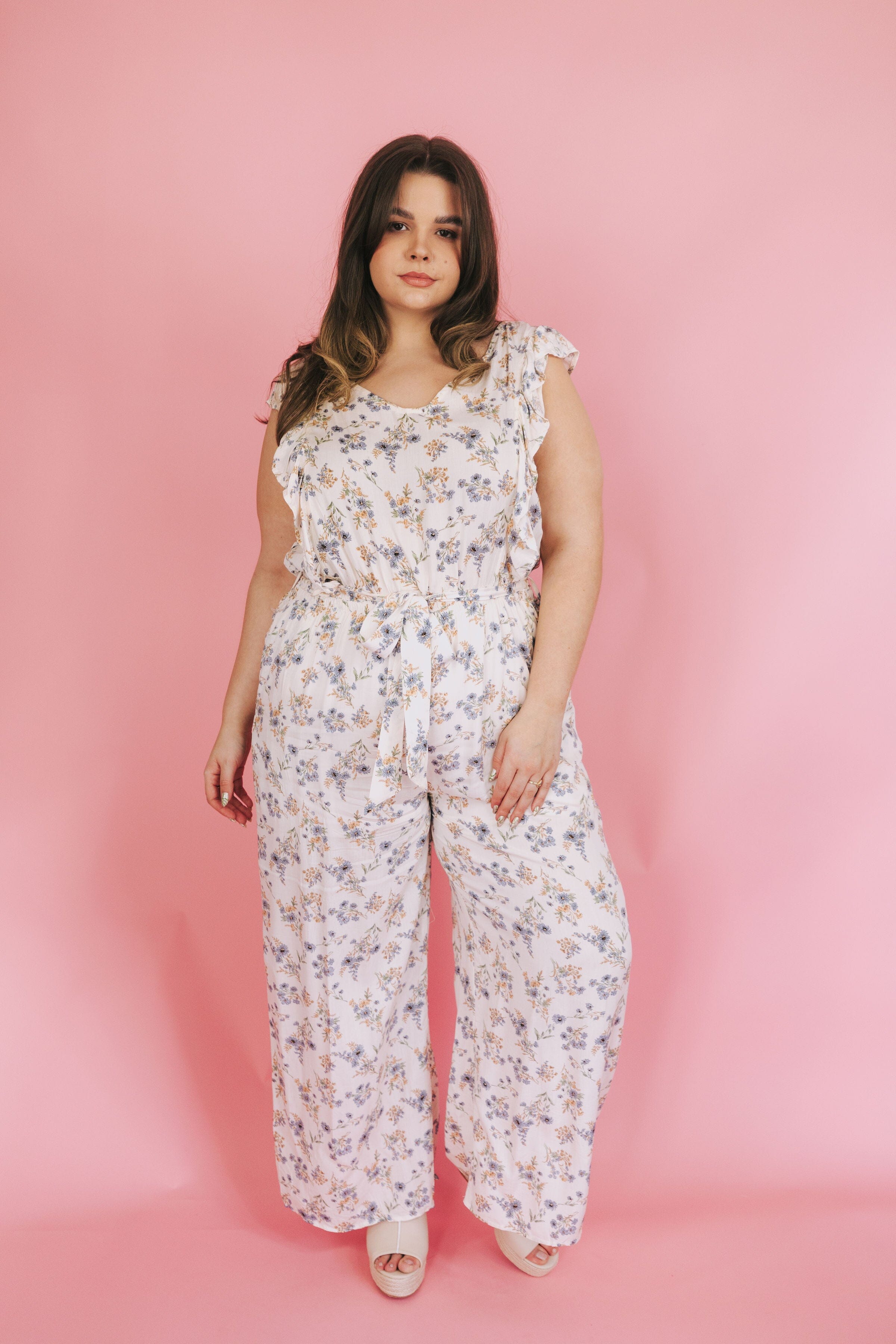 PLUS SIZE - She's With Me Jumpsuit