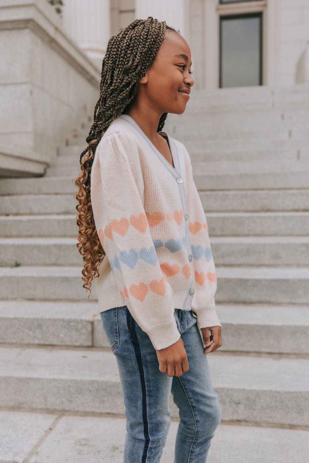 GIRLS - Heart Of Gold Cardigan 