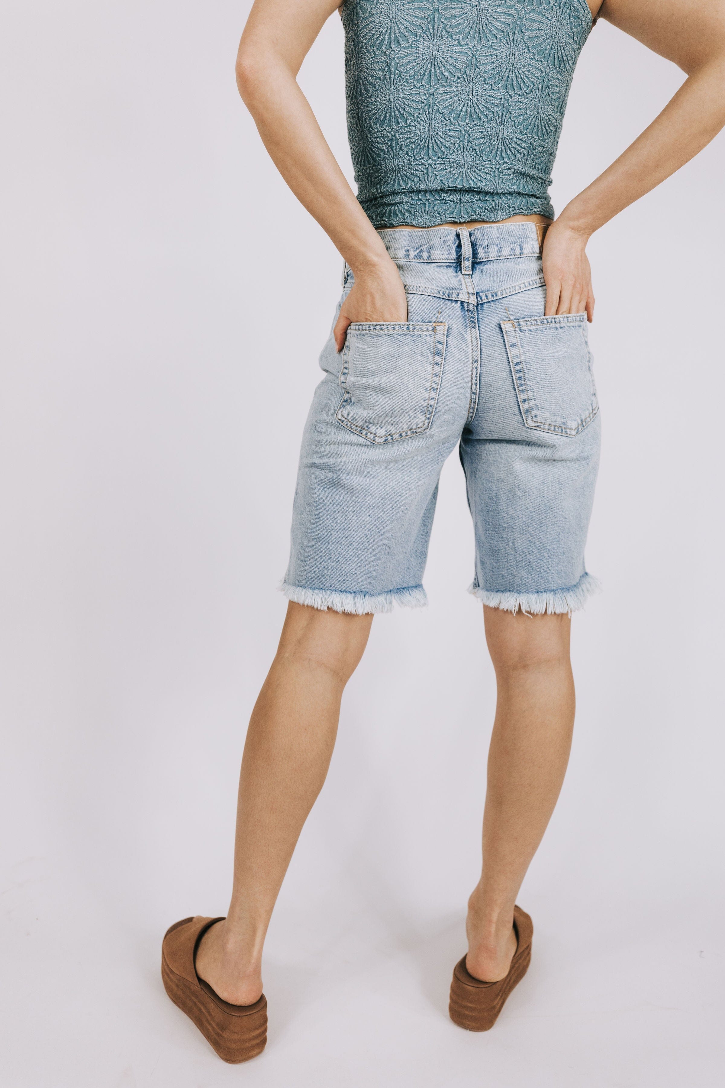 FREE PEOPLE - Big Sur Coast Boyfriend Shorts