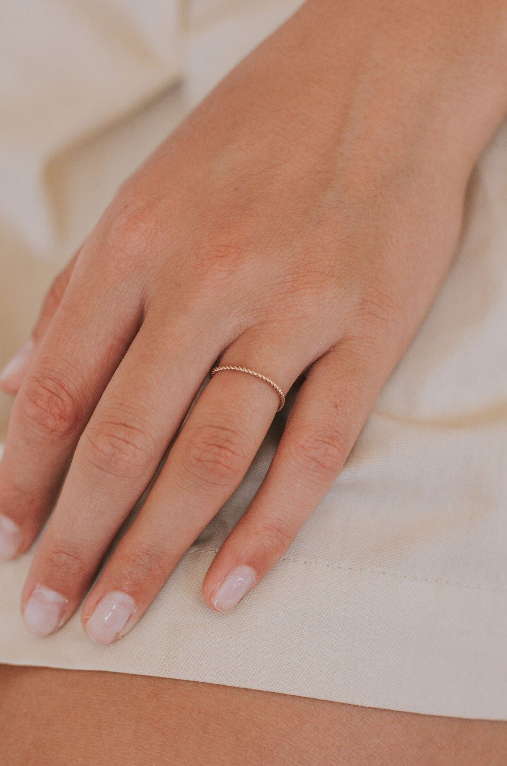 Twisted Gold Ring 