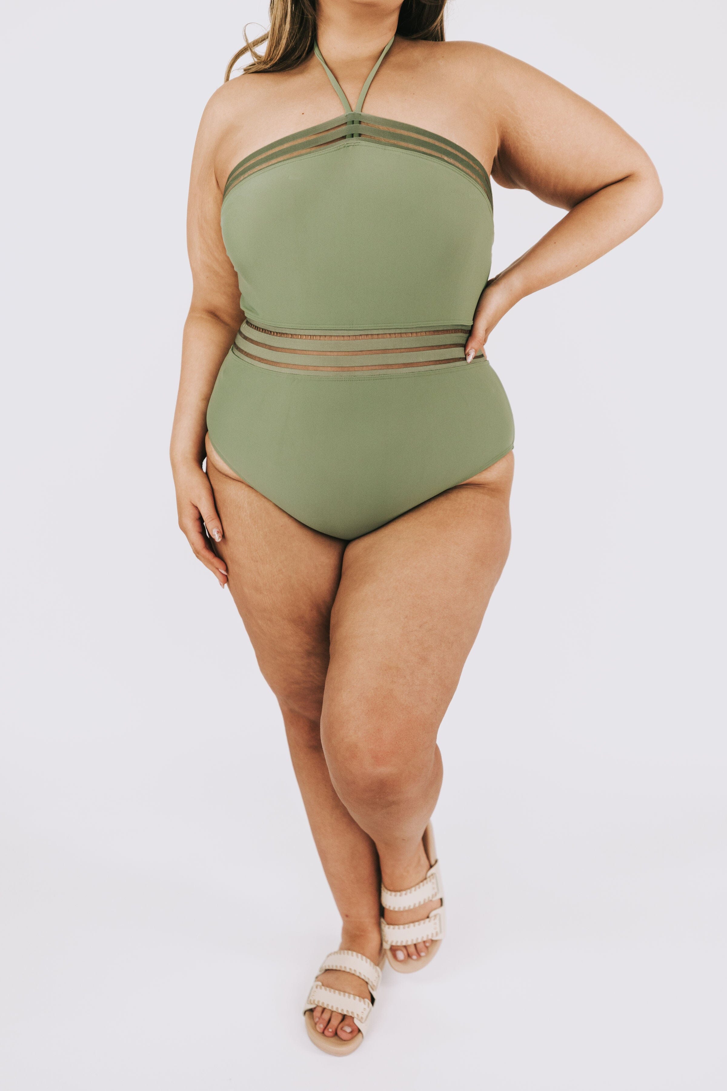 PLUS SIZE - Wave Of You One-Piece