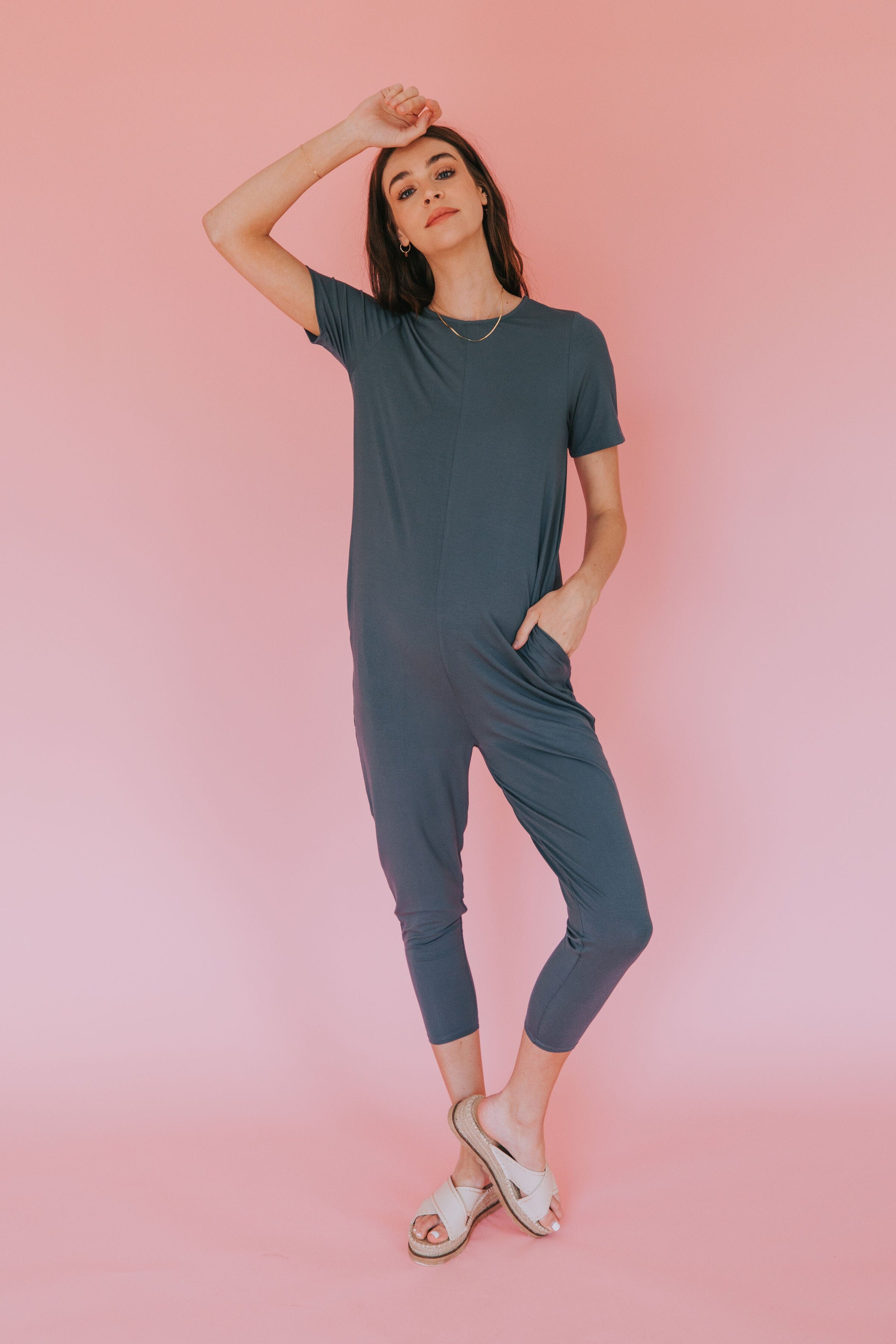 Hold You Close Maternity Jumpsuit - 3 Colors! S