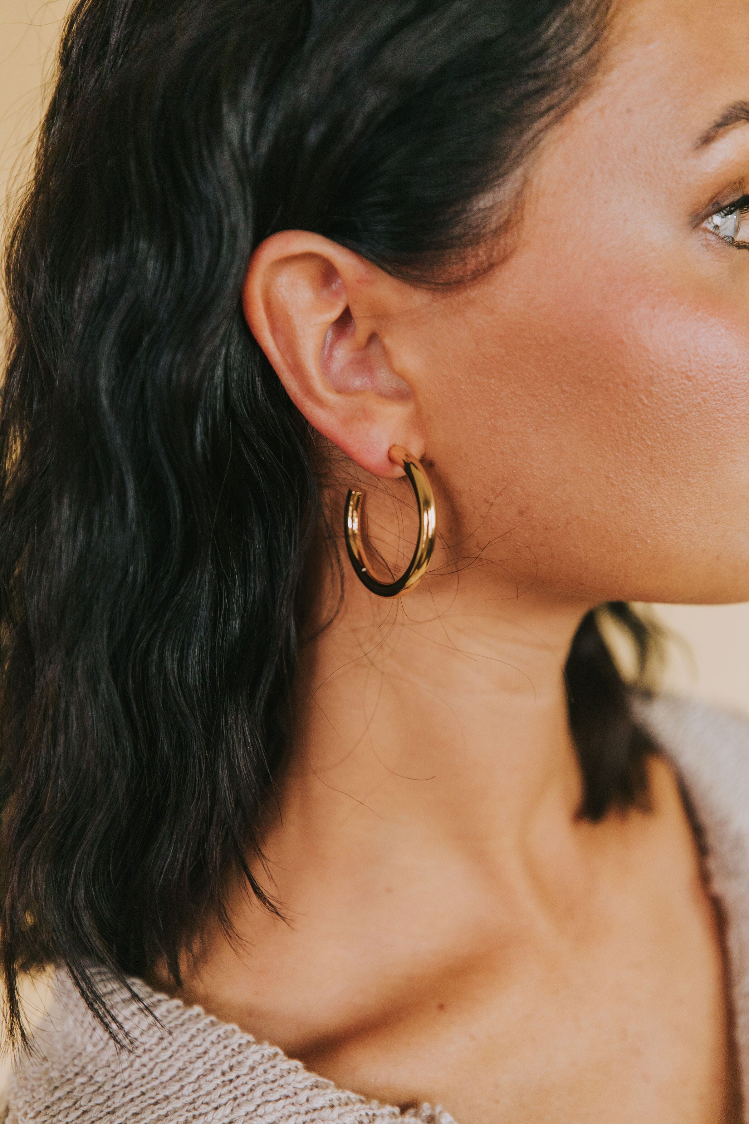 In The Distance Hoop Earrings 