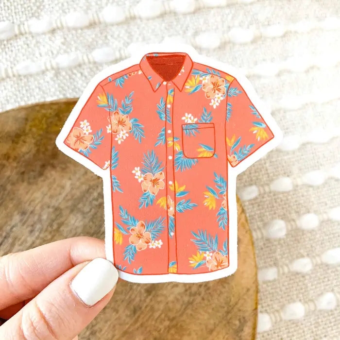 Hawaiian Shirt Sticker
