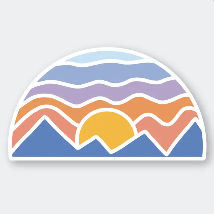 Mosaic Mountain Sticker
