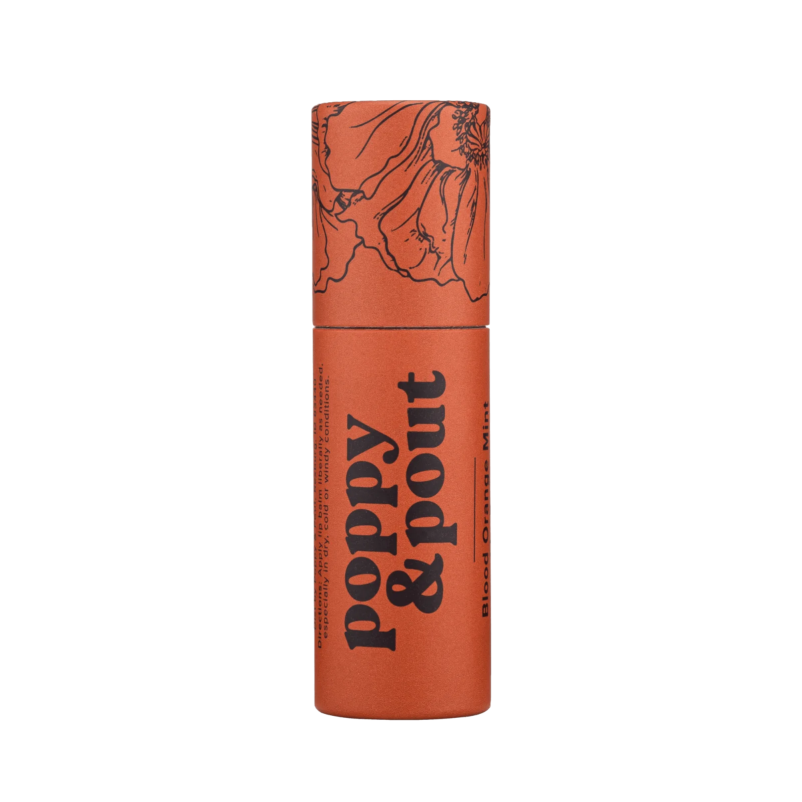 Poppy + Pout Lip Balm - Blood Orange Mint